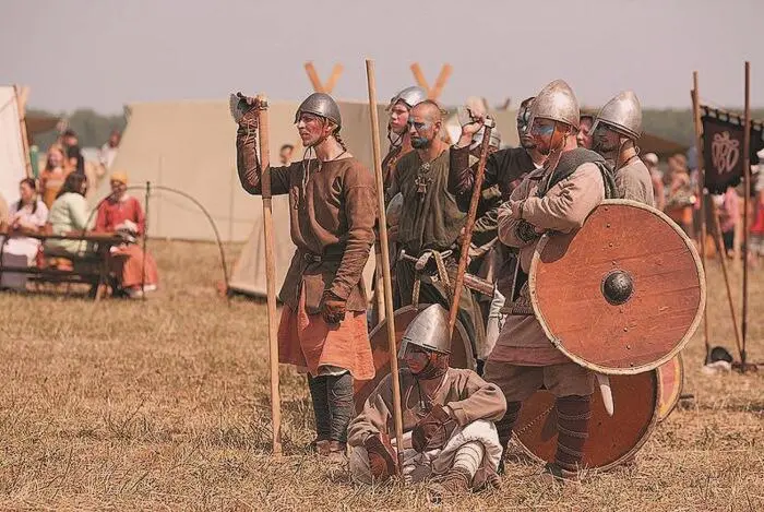 Современные потомки русов Фото с исторического фестиваля Городецкое гульбище - фото 127
