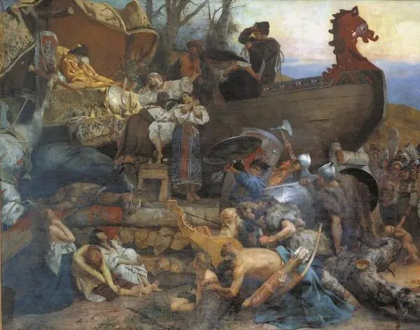 Похороны знатного руса Художник Генрих Семирадский Из собрания - фото 191