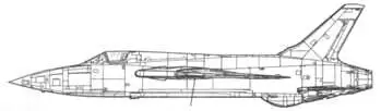 F105B трубка Пито на левом крыле F105D трубка Пито на носу удлиннен - фото 46