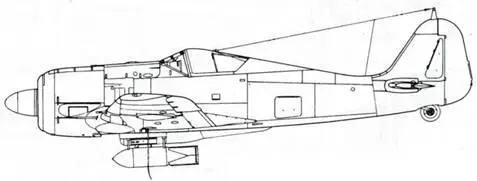 Fw 190 А4 в варианте истребителя бомбардировщика Самолет оснащен - фото 132