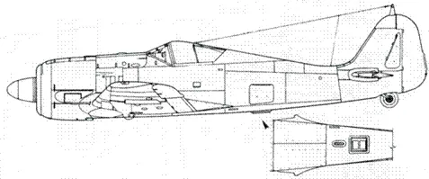Fw 190 A4U4 Fw 190 А5 Fw 190 А5 с наружными воздухозаборниками для - фото 133