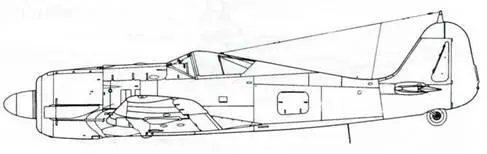 Fw 190 А5 с наружными воздухозаборниками для наддува Fw190A2A3 - фото 135