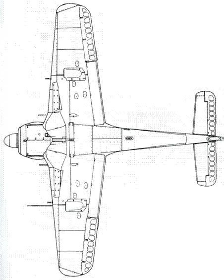 Fw 190 A2 A3 A4 Fw 190 A3 с бомбодержателем ETC 501 и сокращенным - фото 145