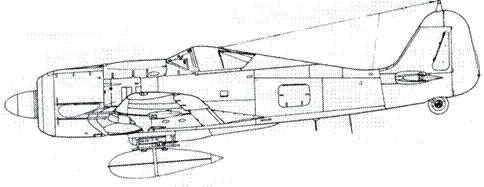 Fw 190 A7 Fw 190 A7 с легким замком для подвесного бака и сокращенным - фото 161