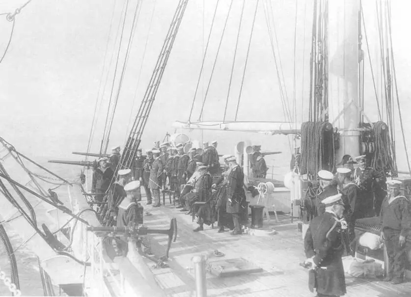 1902 г На Память Азова прибыл Вильгельм II Учебно Артиллерийский - фото 85