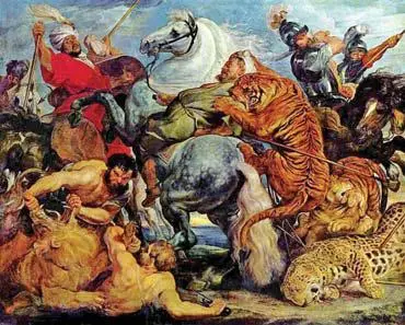 Охота на тигров и львов Картина П РУБЕНСА 1618 Считается что - фото 86