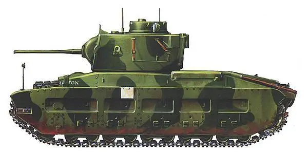Пехотный танк Матильда Mk II 7й Королевский танковый полк Британские - фото 238