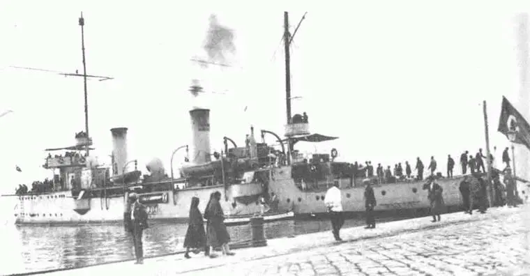 Турецкий минный крейсер БеркИ Сатвет фото 1927 г Нанесение - фото 79