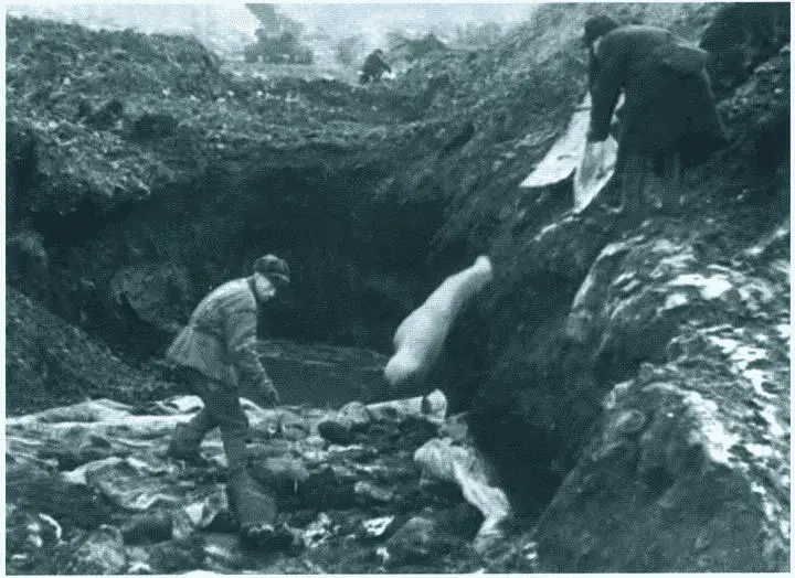 Могильщики за работой 1942 г Волково кладбище 1942 г - фото 31