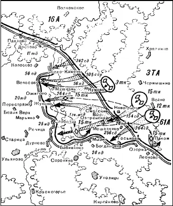 Наступление 3й танковой армии с 22 августа по 9 сентября 1942 года - фото 27