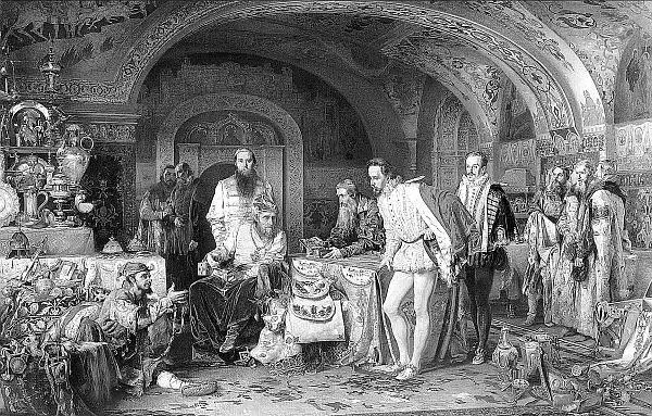 АД Литовченко Иван Грозный показывает свои сокровища английскому послу - фото 152