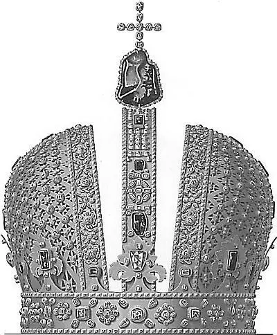 Корона императрицы Анны Иоанновны Скипетр мантия и держава Анны Иоанновны - фото 170
