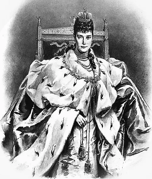 Императрица Мария Федоровна во время коронации 1896 г Фактически - фото 227