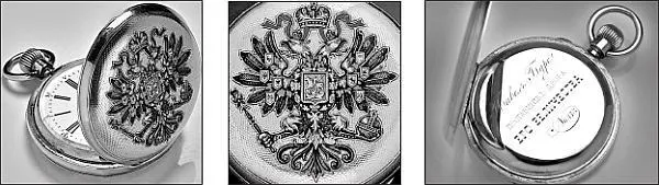Кабинетный подарок часы торгового дома Павел Буре и фрагменты часов - фото 331