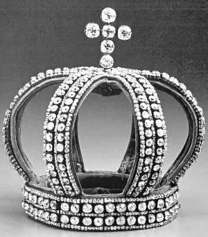 Венчальная Императорская корона 1884 г В изготовлении венчальной короны в - фото 410