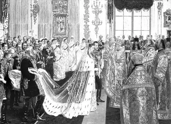Бракосочетание Николая II и Александры Федоровны ЛР Туксен 1895 г на - фото 412