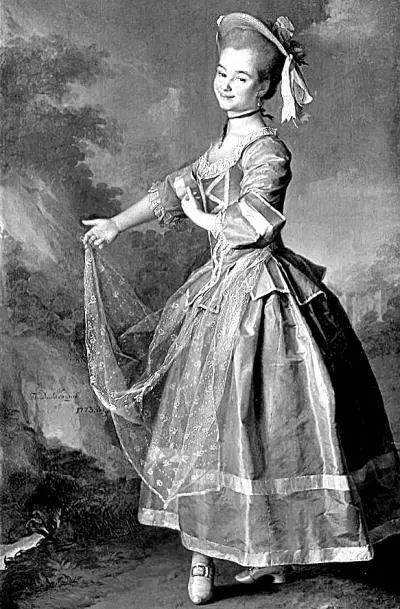 ДГ Левицкий Портрет ЕИ Нелидовой 1773 г Среди лиц упомянутых в - фото 425