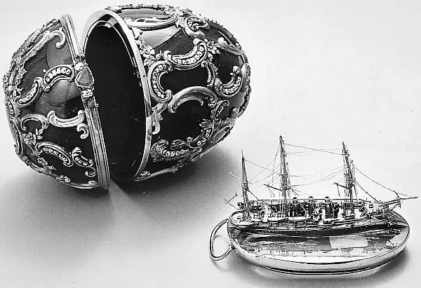 Пасхальное яйцо Память Азова 1891 г Второй счет традиционно наполнен - фото 90