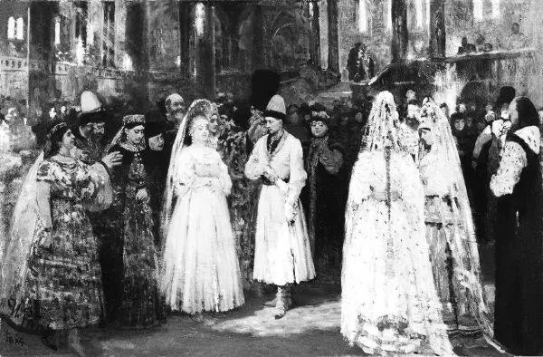 ИЕ Репин Выбор невесты Михаила Федоровича ГС Седов Выбор невесты - фото 111