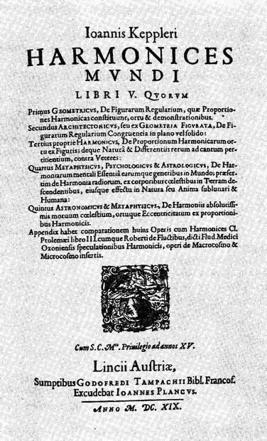Титульный лист Гармонии мира Безусловно эта книга была любимым детищем - фото 53