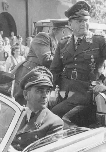 Альберт Шпеер и Эдуард Мильх 1 мая 1944 На военном заводе май 1944 - фото 12