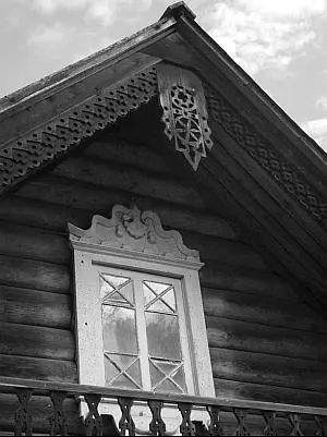Солнечногромовые знаки на полотенцах русского северного дома Карелия - фото 63