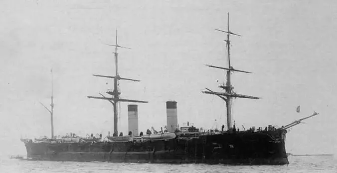 На фото вверху На мостике и верхней палубе Рюрика 1895 г - фото 91