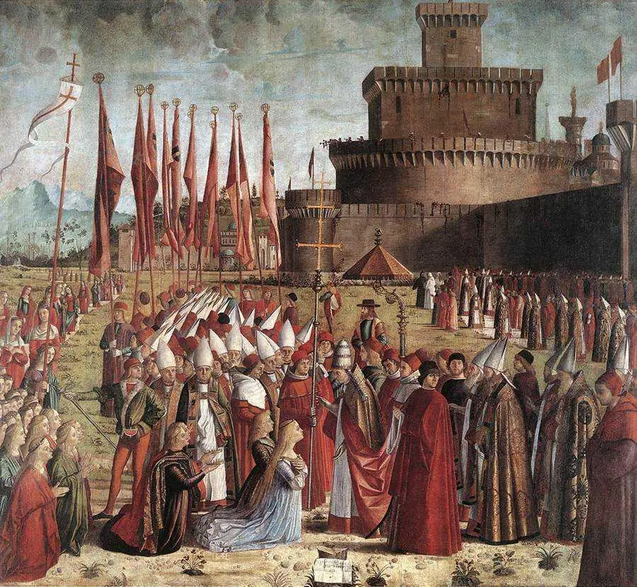16 Витторе Карпаччо Жизнь св Урсулы 1490е гг Фрагмент Венеция Академия - фото 40