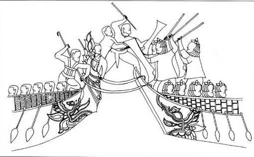 Сражение между двумя лодками зацепившимися абордажными крючьями Боевой - фото 45