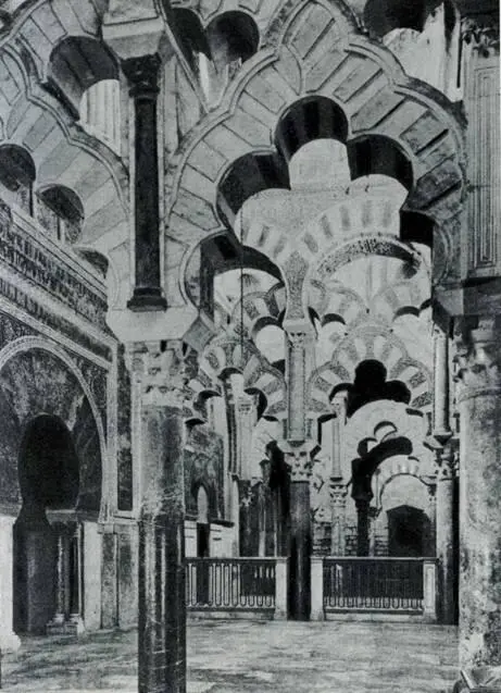 Аркады около михраба Но самой прекрасной и нарядно декорированной частью - фото 16