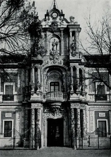 Дворец Сан Тельмо Фасад Сама живописная манера мягкая и широкая - фото 90