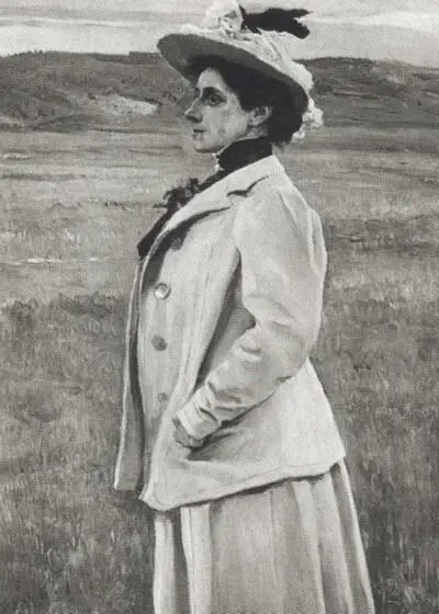 Портрет Н Г Яшвиль 1905 г Рисунок к портрету Л Н Толстого 1906 г - фото 41