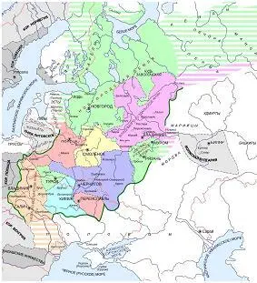 Русские княжества перед монгольским вторжением К началу монгольского вторжения - фото 3