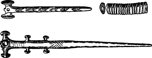 Жезловидные булавки из ямных и катакомбных погребений Это является - фото 72