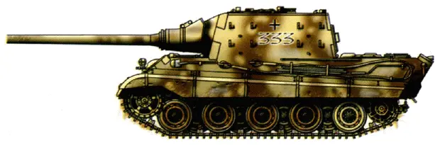 Panzerjager Tiger Ausf В Ягдтигр Экипаж 6 человек Вес 706 тонн Длина - фото 32