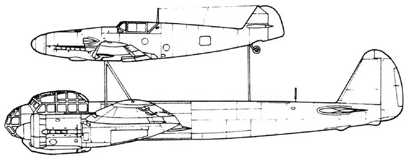 Мистель S1 Ju 88A4 и Bf 109F4 Мистель S2 Ju 88G1 и Fw 109A8 - фото 107