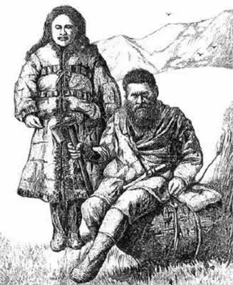 Курильские айны Старинный рисунок С реки Голыгиной Атласов мог видеть остров - фото 10