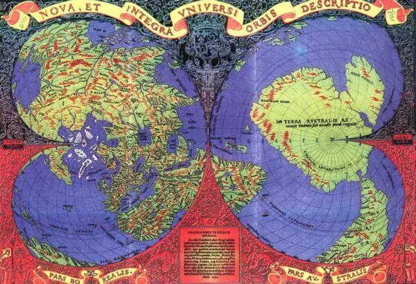 Рис 24 Карта Финауса 1532 г Повторюсь в очередной раз что таких гор как - фото 24