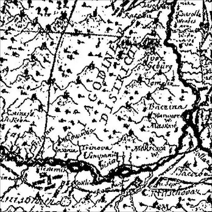 Ягодинский район Сербии на карте 1738 г ПИСЬМО ИОГАННА ФРИДРИХА ГЛАЗЕРА - фото 8