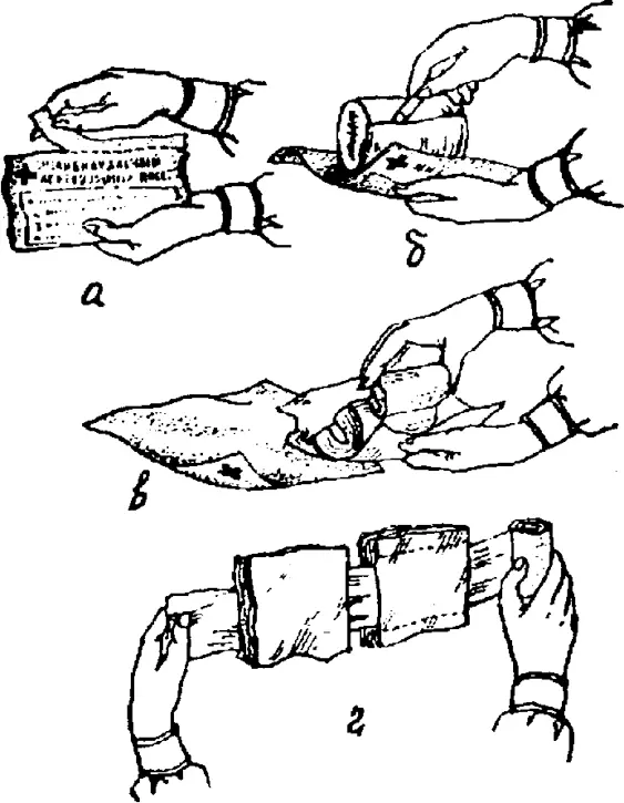 Рис 22 Этапы подготовки пакета перевязочного медицинского индивидуального - фото 16