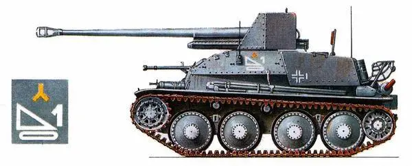 762 cm Pak r auf PzKpfw38 t Marder III 39й противотанковый дивизион - фото 76