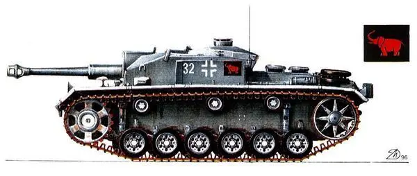 StuGIII AusfF 203й дивизион штурмовых орудий Sturmgeschützabteilung 203 - фото 80