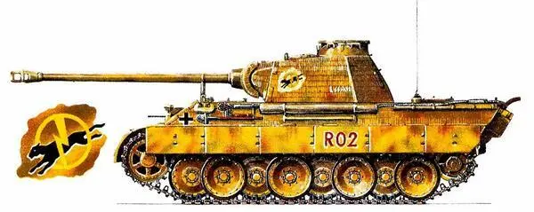 PzKpfwV Panther AusfA 1я танковая дивизия CC 1SS Panzer Division - фото 81
