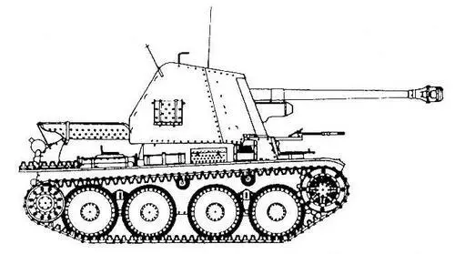 75 cm Pak 40 auf Pz38 t Marder IIIH Вооружённая более распространённой и - фото 40