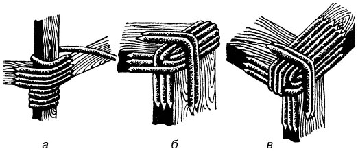 Рис 49 Элементы узорчатого плетения Раму для сиденья и саму спинку кресла - фото 49
