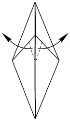 1 Сложив базовую форму рыба согните треугольники на себя Углы не должны - фото 519
