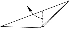 9 Проверьте треугольники находятся слева Линия сгиба выходит не из нижнего - фото 527