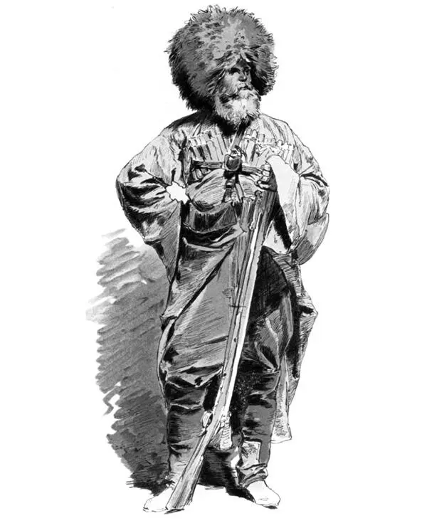Охотник Кабардинского полка Рисунок Т Горшельта Унтерофицер - фото 16