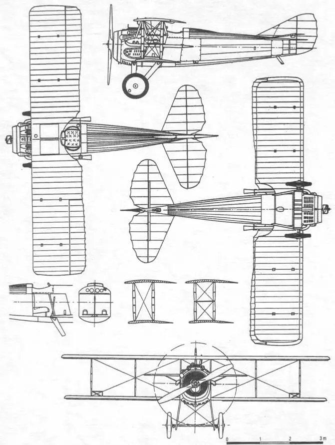 SPAD S13Ca СПАД 21C 1 с верхним стреловидным крылом SPAD S17C1 - фото 66