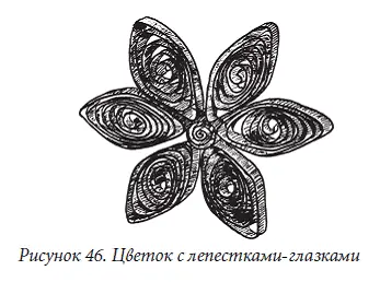 Вариант 2 Если сделать 2 одинаковых цветка с лепесткамиглазками а затем один - фото 46